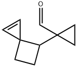 Cyclopropanecarboxaldehyde, 1-spiro[2.3]hex-1-en-4-yl- (9CI) Struktur