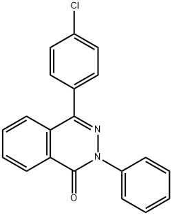 4-(4-chlorophenyl)-2-phenyl-1(2H)-phthalazinone Struktur