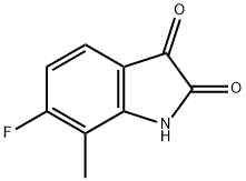 6-Fluoro-7-Methyl Isatin Struktur