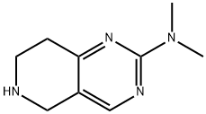 N,N-DIMETHYL-5,6,7,8-TETRAHYDROPYRIDO[4,3-D]PYRIMIDIN-2-AMINE Struktur