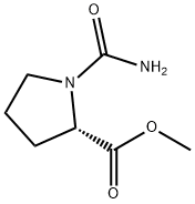 Proline, 1-(aminocarbonyl)-, methyl ester (9CI) Struktur