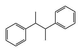 α,β-Dimethylbibenzyl Struktur