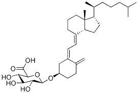 Vitamin D3 β-D-Glucuronide Struktur