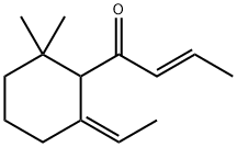 (E,Z)-1-(6-ethylidene-2,2-dimethylcyclohexyl)-2-buten-1-one Struktur