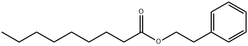 phenethyl nonanoate Struktur