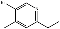 Pyridine, 5-bromo-2-ethyl-4-methyl- (9CI) Struktur