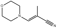 2-Propenenitrile,  2-methyl-3-(4-morpholinyl)-,  (E)-  (9CI) Struktur