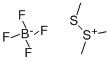 DIMETHYL(METHYLTHIO)SULFONIUM TETRAFLUOROBORATE Struktur