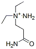 Hydrazinium,  1-(3-amino-3-oxopropyl)-1,1-diethyl-  (9CI) Struktur