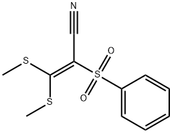 phenylsulfonyl ketenethioacetal Struktur