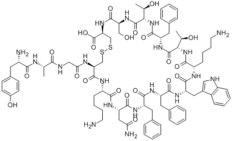 TYR-ALA-GLY-CYS-LYS-ASN-PHE-PHE-TRP-LYS-THR-PHE-THR-SER-CYS Structure