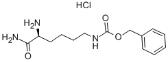 benzyl (S)-(5,6-diamino-6-oxohexyl)carbamate monohydrochloride Struktur