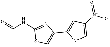 N-[4-(4-Nitro-1H-pyrrol-2-yl)-2-thiazolyl]formamide Struktur