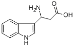 3-AMINO-3-(1H-INDOL-3-YL)-PROPIONIC ACID Struktur