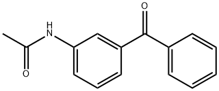 N-(3-Benzoylphenyl)acetamide Struktur