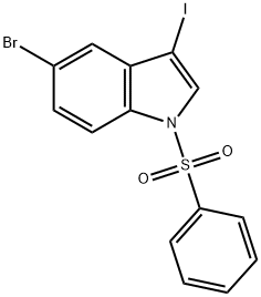 5-ブロモ-3-ヨード-1-(フェニルスルホニル)インドール price.