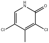 3,5-dichloro-4-methyl-pyridin-2-ol Struktur