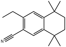 3-ETHYL-5,5,8,8-TETRAMETHYL-5,6,7,8-TETRAHYDRO-NAPHTHALENE-2-CARBONITRILE Struktur