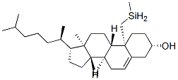 (3S,8S,9S,10S,13R,14S,17R)-13-methyl-17-[(2R)-6-methylheptan-2-yl]-10-(methylselanylmethyl)-2,3,4,7,8,9,11,12,14,15,16,17-dodecahydro-1H-cyclopenta[a]phenanthren-3-ol Struktur