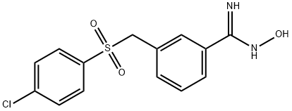 3-[(4-CHLOROPHENYL)SULFONYL]METHYL-N-HYDROXYBENZENECARBOXIMIDAMIDE price.