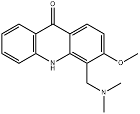 3-Methoxy-4-[(dimethylamino)methyl]-9(10H)-acridone Structure