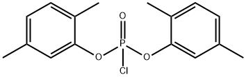 Chloridophosphoric acid bis(2,5-dimethylphenyl) ester Struktur