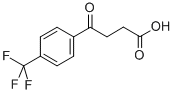 4-OXO-4-(4-TRIFLUOROMETHYLPHENYL)BUTYRIC ACID Struktur