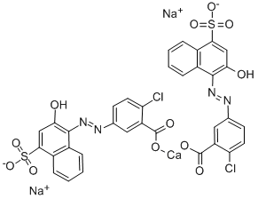 Calcium dinatriumbis[2-chlor-5-[(2-hydroxy-1-naphthyl)azo]-4-sulfonatobenzoat]