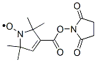 succinimidyl-2,2,5,5-tetramethyl-3-pyrroline-1-oxyl-3-carboxylate Struktur