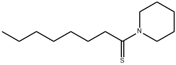 Piperidine,  1-(1-thioxooctyl)-  (9CI) Struktur