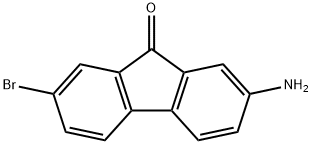 2-AMINO-7-BROMO-9-FLUORENONE Struktur