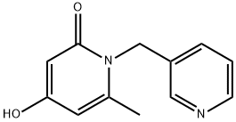 2(1H)-Pyridinone, 4-hydroxy-6-methyl-1-(3-pyridinylmethyl)- (9CI) Struktur