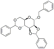 Benzyl2,3:4,6-di-O-benzylidene-a-D-mannopyranoside Struktur