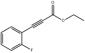 (2-FLUORO-PHENYL)-PROPYNOIC ACID ETHYL ESTER Struktur