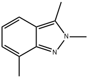 2H-Indazole,  2,3,7-trimethyl- Struktur