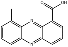 9-METHYL-PHENAZINE-1-CARBOXYLIC ACID Struktur