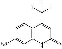 7-amino-4-trifluoromethyl-2-quinolinone Struktur