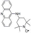 4-(9-acridinylamino)-2,2,6,6-tetramethyl-1-piperidinyloxy Struktur