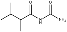 N-carbamoyl-2,3-dimethyl-butanamide Struktur