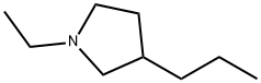 Pyrrolidine, 1-ethyl-3-propyl- (9CI) Struktur