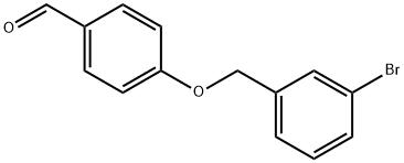 4-(3-BROMO-BENZYLOXY)-BENZALDEHYDE Struktur