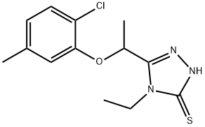 5-[1-(2-クロロ-5-メチルフェノキシ)エチル]-4-エチル-4H-1,2,4-トリアゾール-3-チオール price.