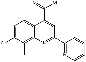 7-CHLORO-8-METHYL-2-PYRIDIN-2-YLQUINOLINE-4-CARBOXYLIC ACID price.