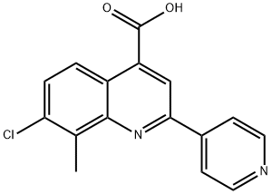 7-CHLORO-8-METHYL-2-PYRIDIN-4-YLQUINOLINE-4-CARBOXYLIC ACID price.