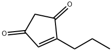 4-Propyl-4-cyclopentene-1,3-dione Struktur