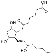 13,14-DIHYDROPROSTAGLANDIN E1 Struktur