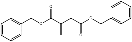 1-Propene-2,3-dicarboxylic acid dibenzyl ester Struktur