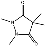 3,5-Pyrazolidinedione,  1,2,4,4-tetramethyl- Struktur