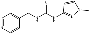 Thiourea, N-(1-methyl-1H-pyrazol-3-yl)-N-(4-pyridinylmethyl)- (9CI) Struktur