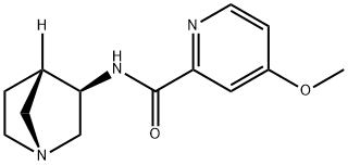 2-Pyridinecarboxamide,N-(1R,3R,4S)-1-azabicyclo[2.2.1]hept-3-yl-4-methoxy- Struktur